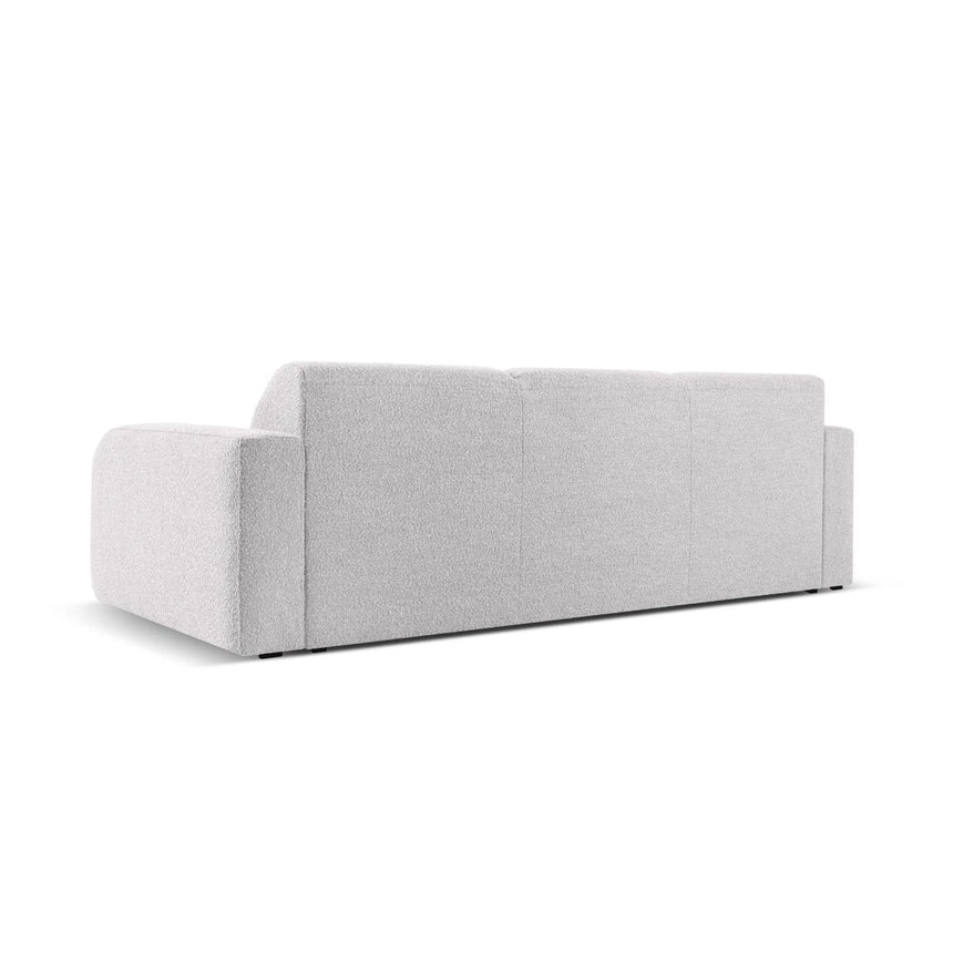 Molino 3-Sitzer Sofa mit Bezug aus Boucle (Bal2085) in Hellgrau, 235x95 cm – Bild 4