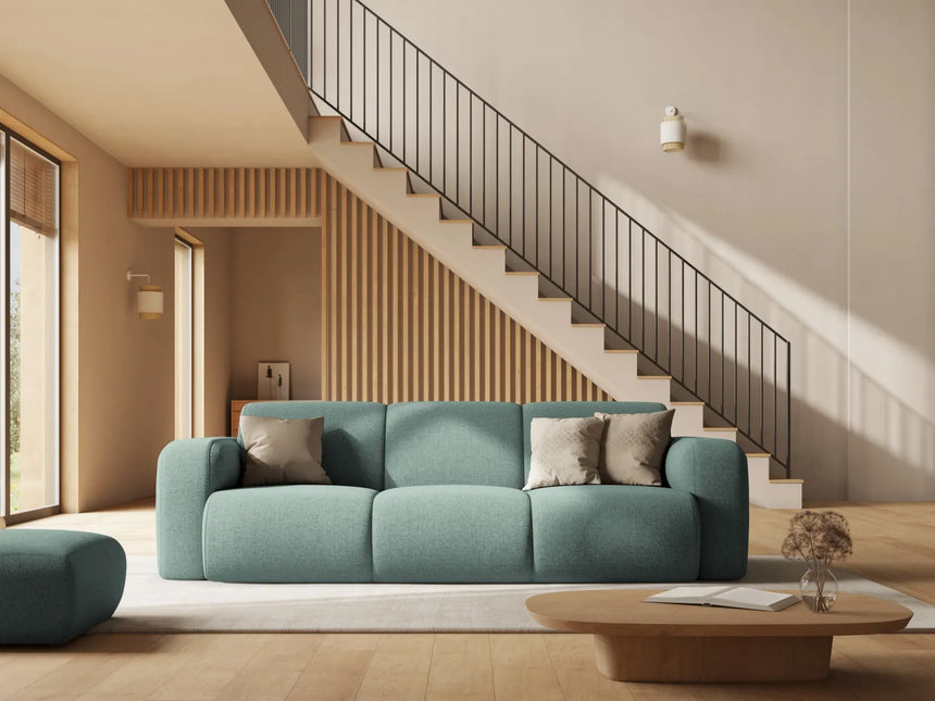 Molino 3-Sitzer Sofa mit Bezug aus Chenille (Hag52) in Rosa, 235x95 cm – Bild 2