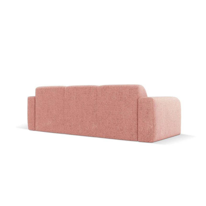 Molino 3-Sitzer Sofa mit Bezug aus Chenille (Hag52) in Rosa, 235x95 cm – Bild 5