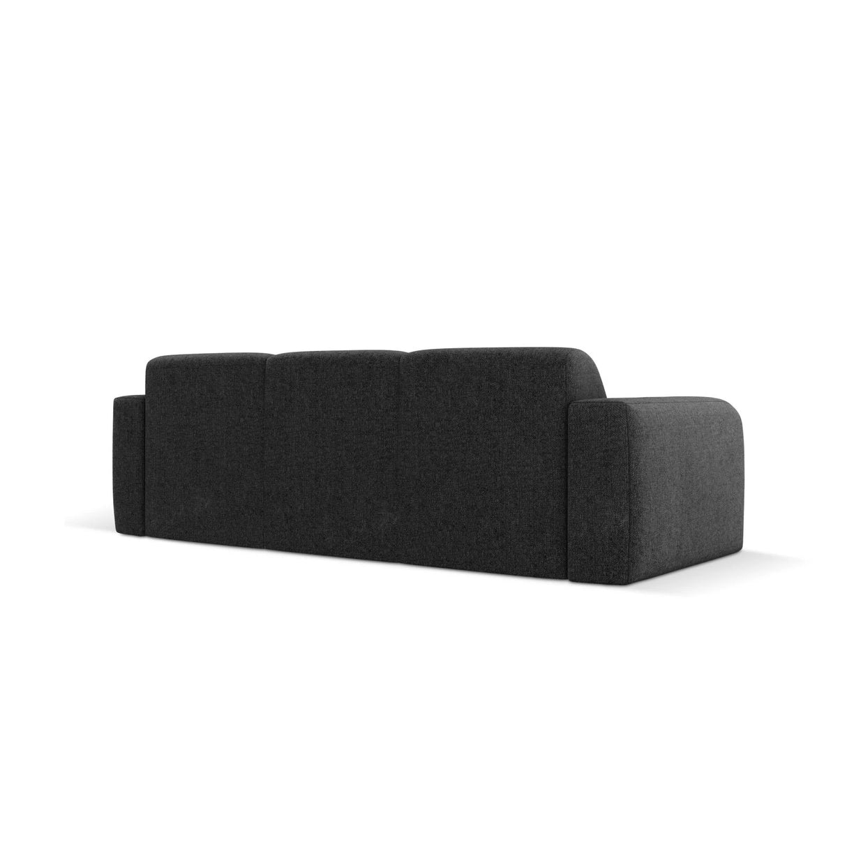 Molino 3-Sitzer Sofa mit Bezug aus Chenille (Haga19) in Schwarz, 235x95 cm – Bild 5