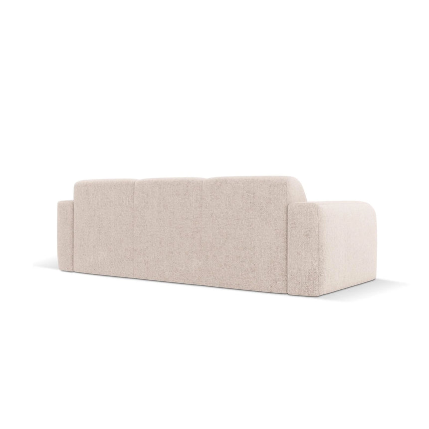 Molino 3-Sitzer Sofa mit Bezug aus Chenille (Haga30) in Beige, 235x95 cm – Bild 5