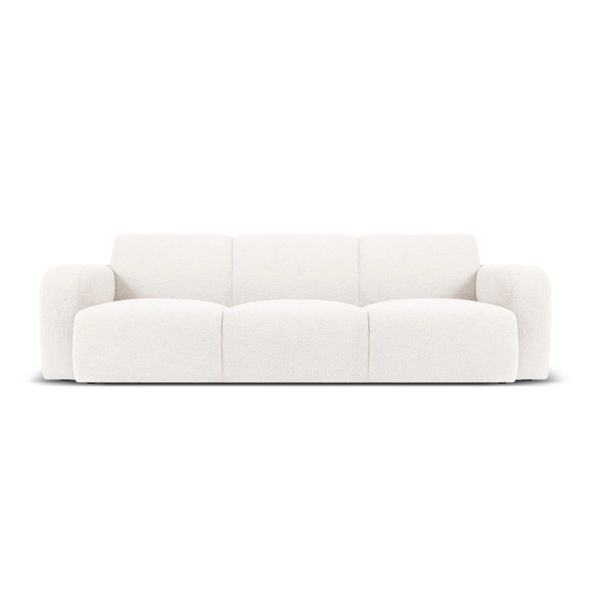 Molino 3-Sitzer Sofa mit Bezug aus Chenille oder Boucle, 235x95 cm – Bild 1