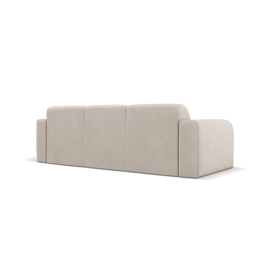 Molino 3-Sitzer Sofa mit Bezug aus Chenille (Reb25) in Beige, 235x95 cm – Bild 4
