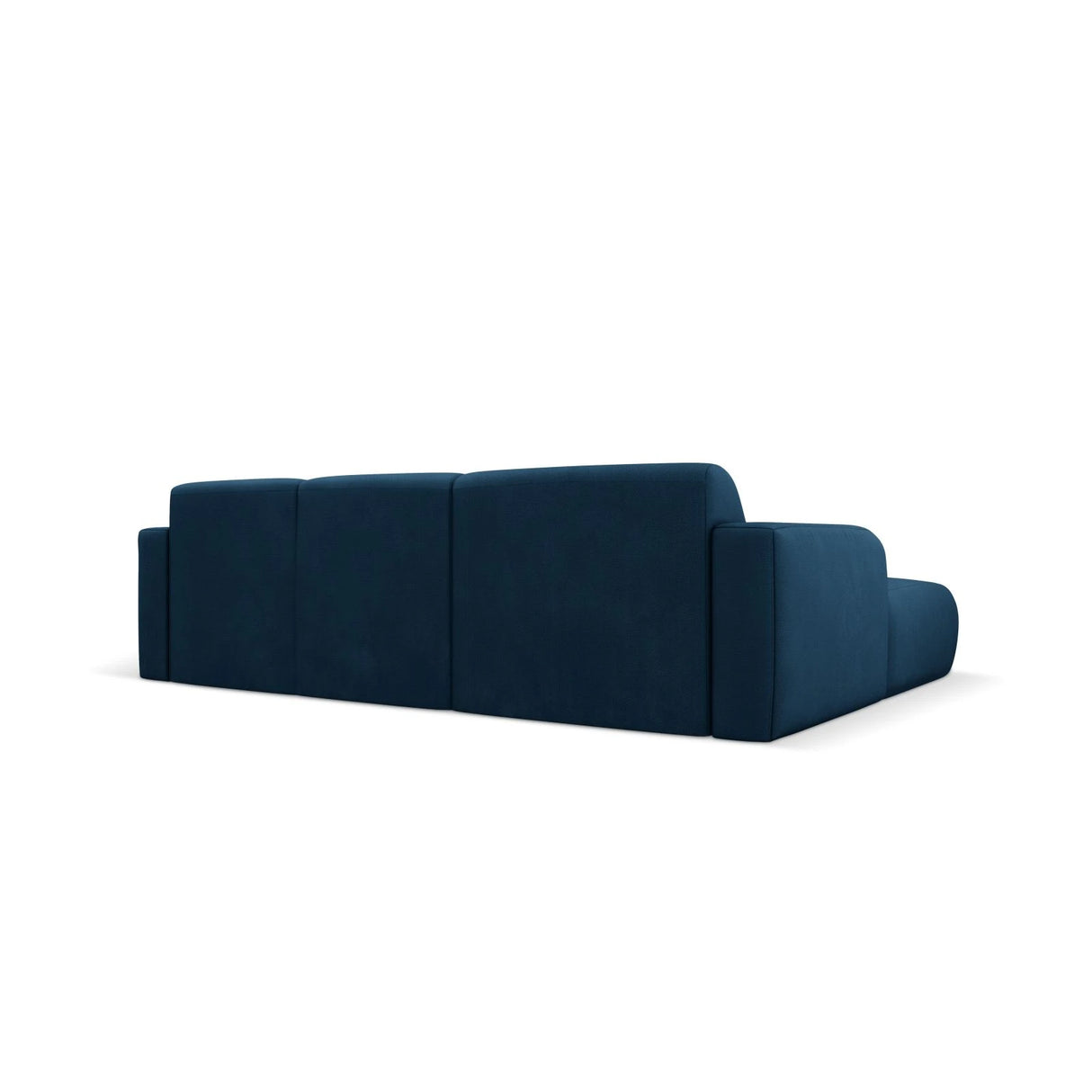 Molino 4-Sitzer Ecksofa Links, mit Bezug aus Chenille (Reb12) in Königsblau, 250x170 cm – Bild 4