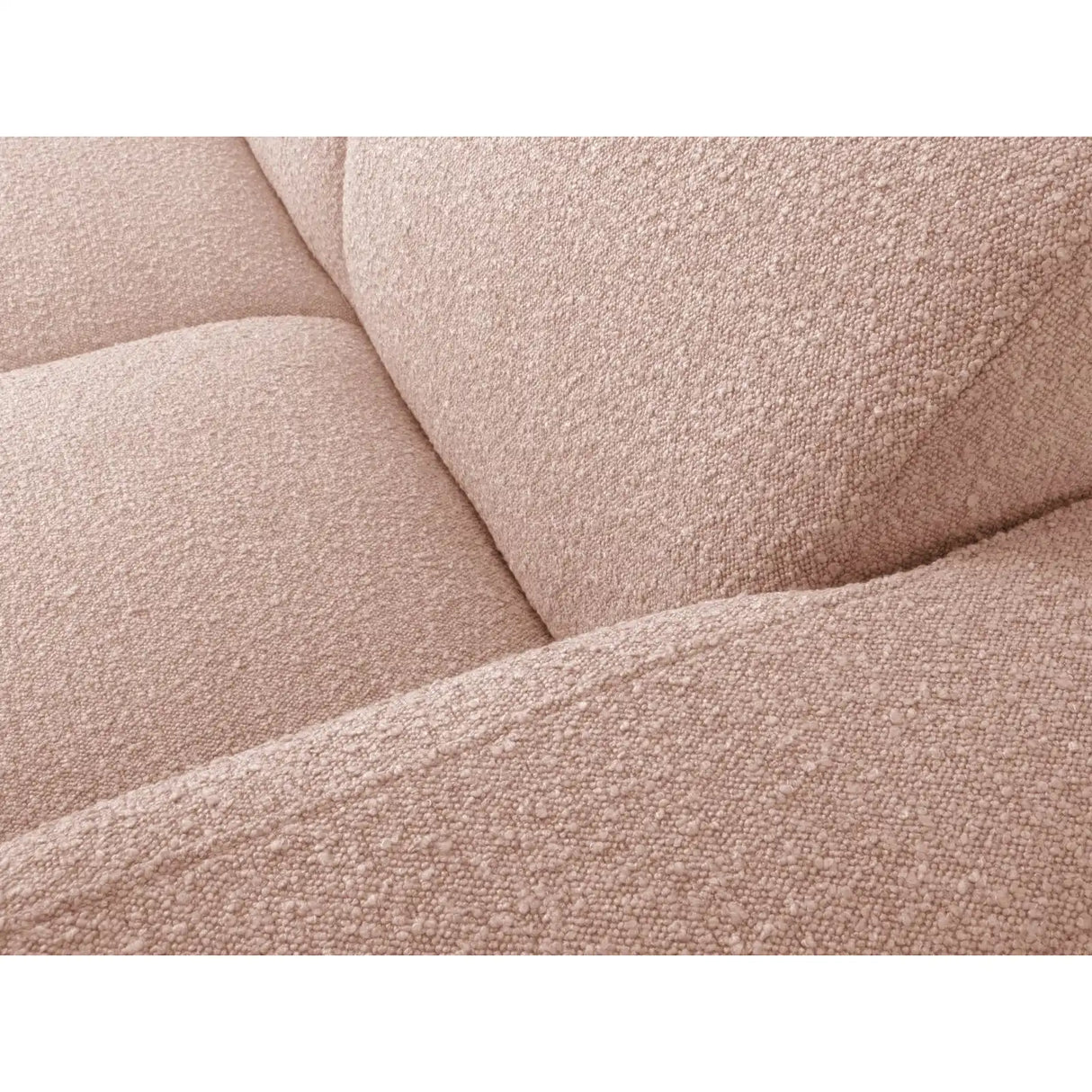 Molino 4-Sitzer Ecksofa Rechts, mit Bezug aus Boucle (Bal2072) in Powder Pink, 250x170 cm – Bild 5