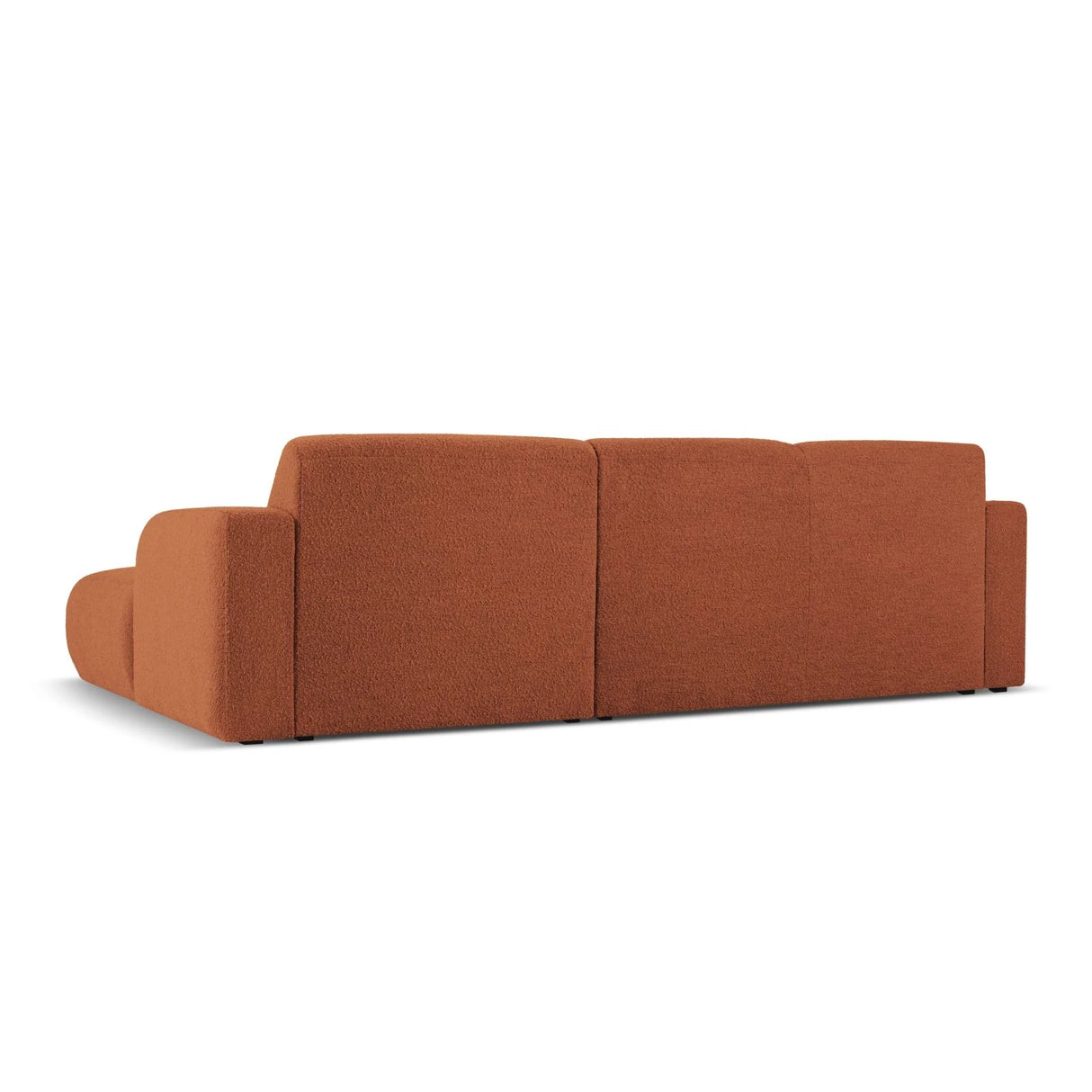 Molino 4-Sitzer Ecksofa Rechts, mit Bezug aus Boucle (Bal2078) in Braun, 250x170 cm – Bild 4