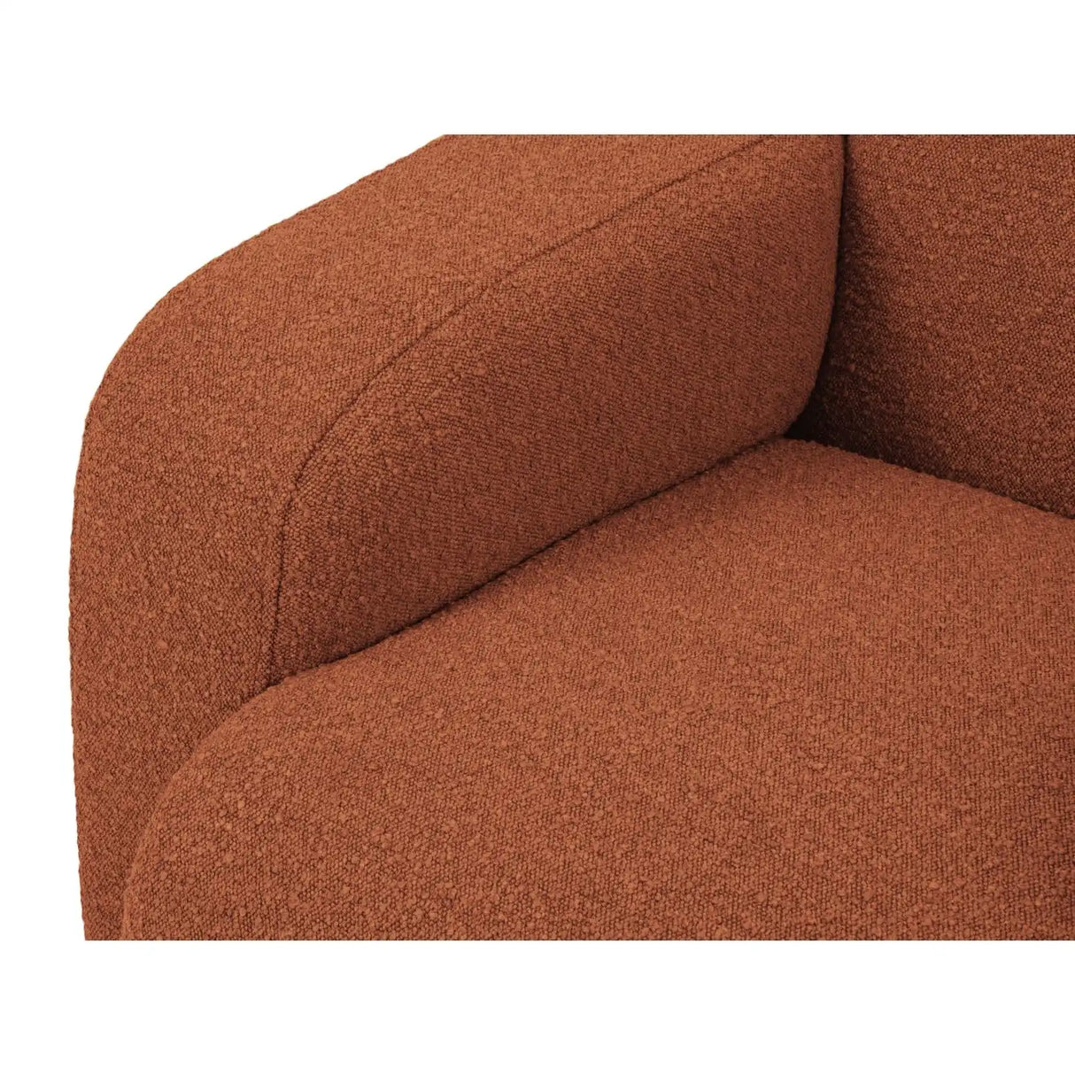 Molino 4-Sitzer Ecksofa Rechts, mit Bezug aus Boucle (Bal2078) in Braun, 250x170 cm – Bild 7