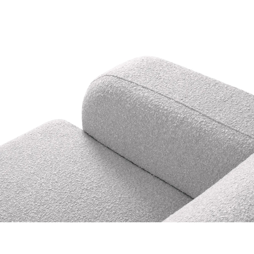 Molino 4-Sitzer Ecksofa Rechts, mit Bezug aus Boucle (Bal2085) in Hellgrau, 250x170 cm – Bild 6