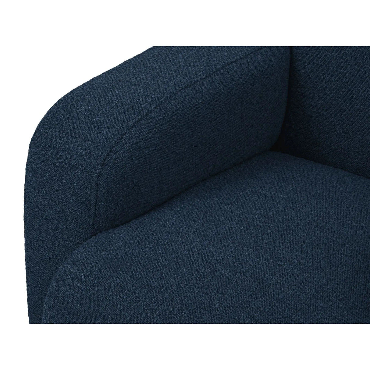 Molino 4-Sitzer Ecksofa Rechts, mit Bezug aus Boucle (Bal2088) in Dunkelblau, 250x170 cm – Bild 7