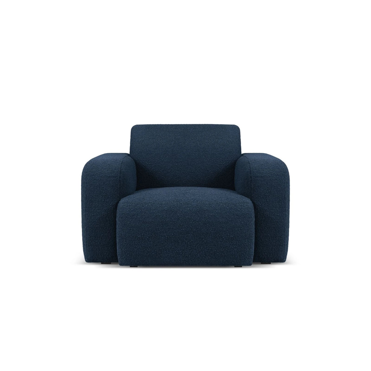 Molino Sessel mit Bezug aus Boucle (Bal2088) in Dunkelblau, 105x95 cm – Bild 1