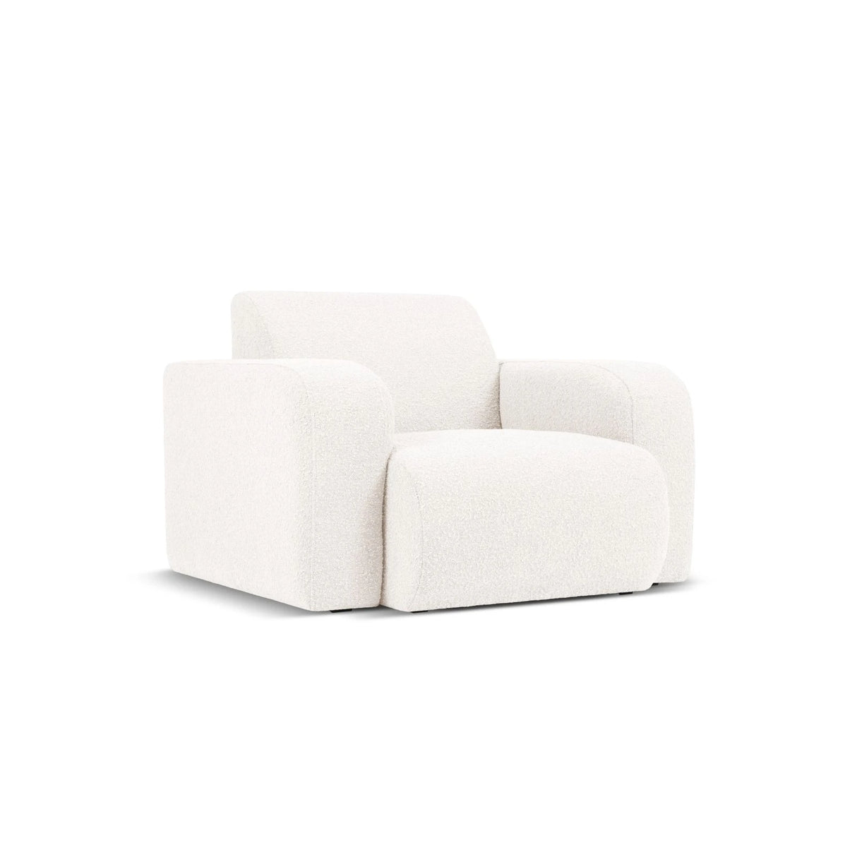 Molino Sessel mit Bezug aus Chenille oder Boucle, 105x95 cm – Bild 3