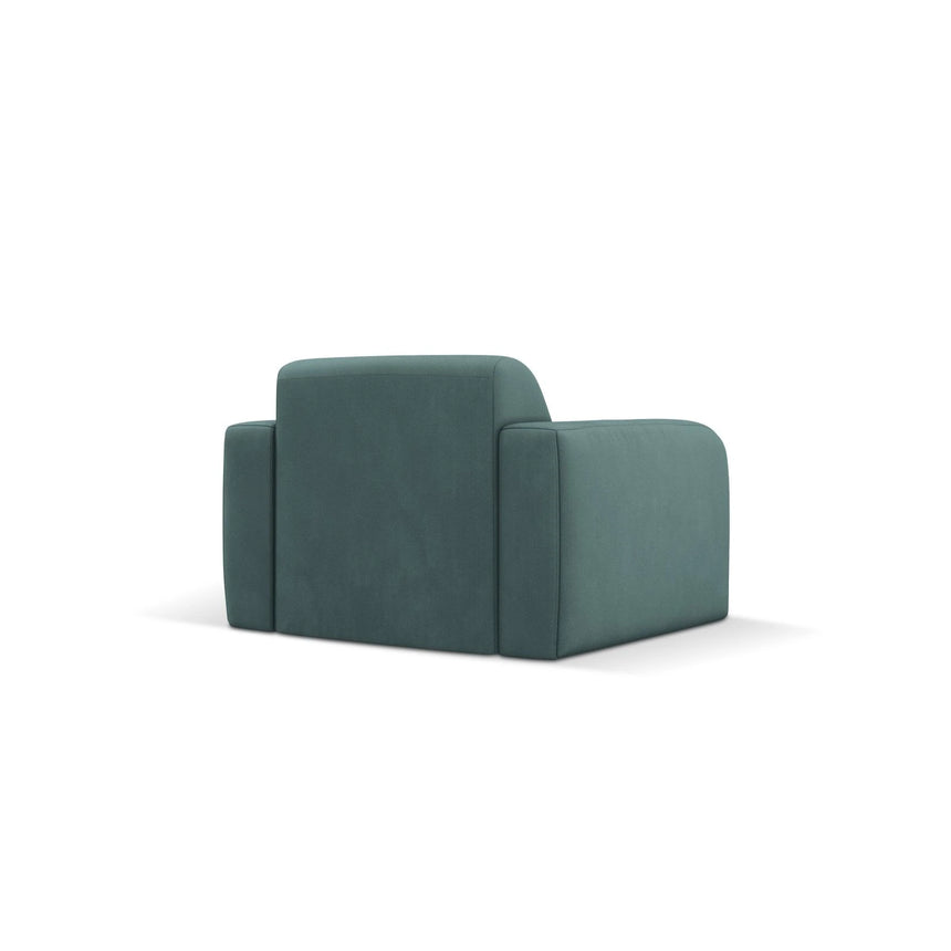 Molino Sessel mit Bezug aus Chenille (Reb13) in Sea Green, 105x95 cm – Bild 4