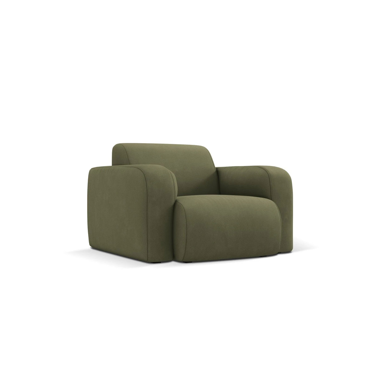 Molino Sessel mit Bezug aus Chenille (Reb18) in Light Green, 105x95 cm – Bild 3