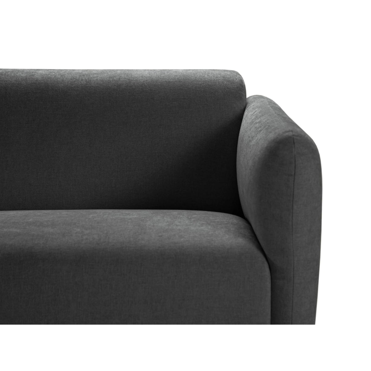 Noomi 3-Sitzer Sofa aus Strukturierter Stoff (Lib21) in Graphit, 196x94 cm – Bild 6