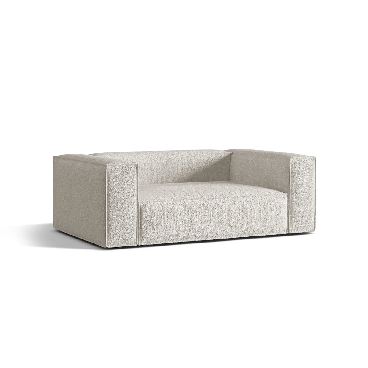 Nuria 2-Sitzer Sofa mit Bezug in Samt, Strukturstoff oder Boucle-Stoff, 170x110 cm - ZEN ZONE Furniture