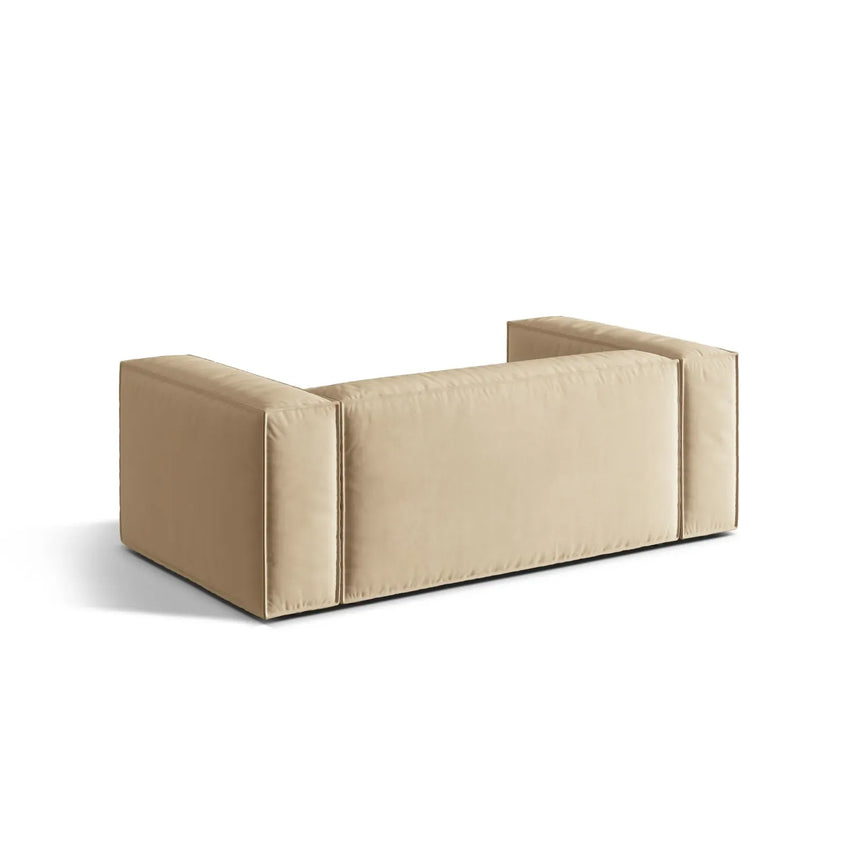 Nuria 2-Sitzer Sofa mit Bezug in Samt, Strukturstoff oder Boucle-Stoff, 170x110 cm - ZEN ZONE Furniture