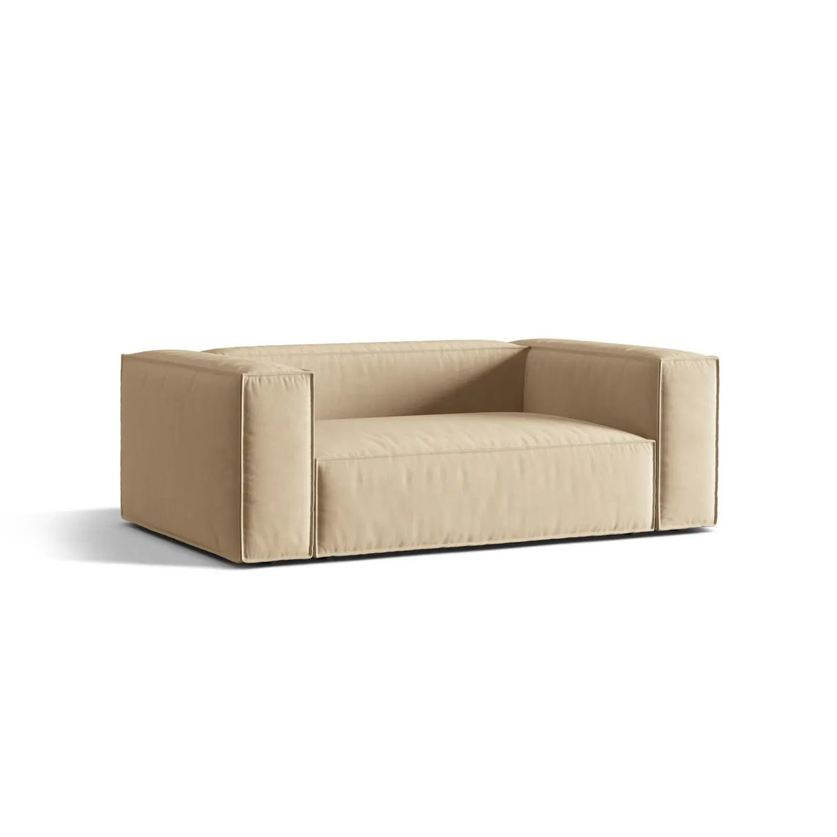 Nuria 2-Sitzer Sofa mit Bezug in Samt, Strukturstoff oder Boucle-Stoff, 170x110 cm - ZEN ZONE Furniture