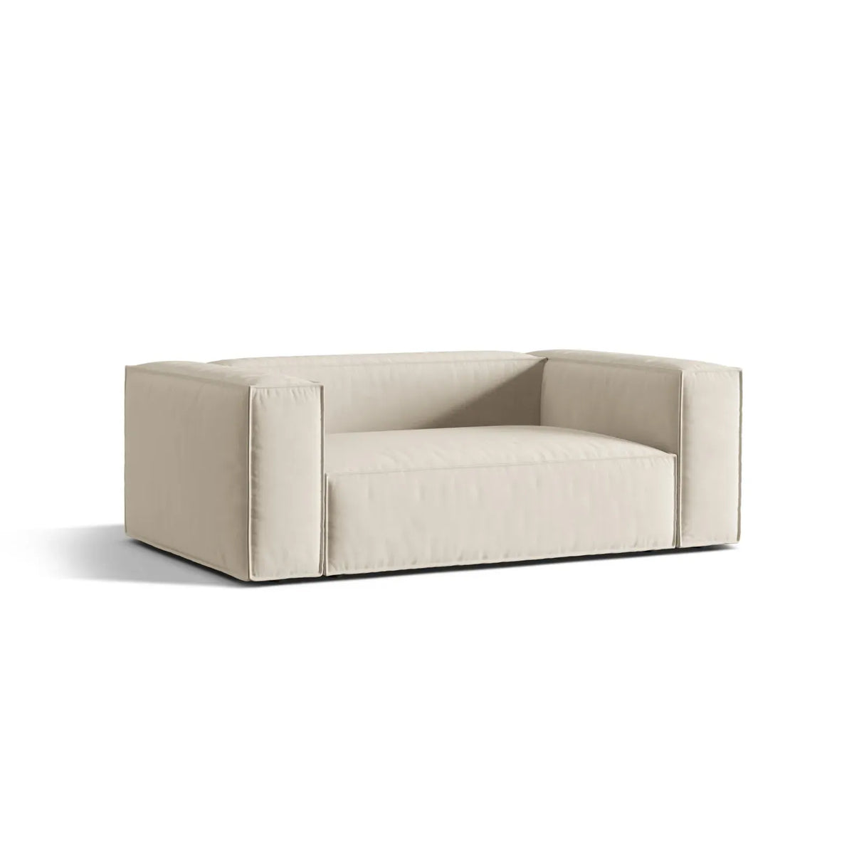 Nuria 2-Sitzer Sofa mit Bezug in Samt, Strukturstoff oder Boucle-Stoff, 170x110 cm - ZEN ZONE Furniture