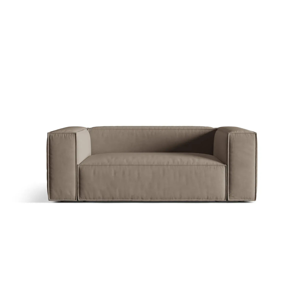 Nuria 2-Sitzer Sofa mit Bezug in Samt, Strukturstoff oder Boucle-Stoff, 170x110 cm - ZEN ZONE Furniture