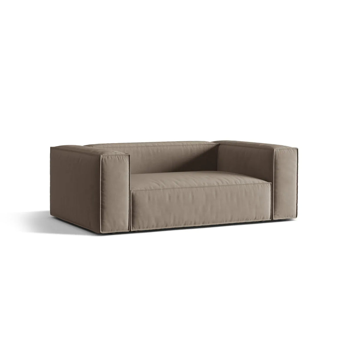 Nuria 2-Sitzer Sofa mit Bezug in Samt, Strukturstoff oder Boucle-Stoff, 170x110 cm - ZEN ZONE Furniture