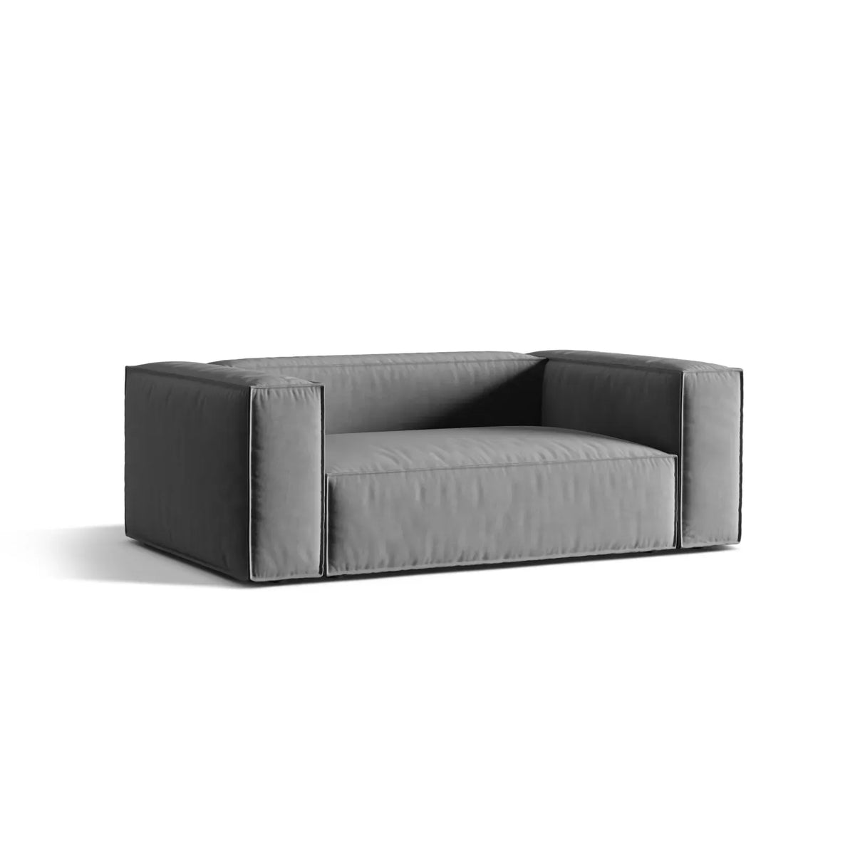 Nuria 2-Sitzer Sofa mit Bezug in Samt, Strukturstoff oder Boucle-Stoff, 170x110 cm - ZEN ZONE Furniture