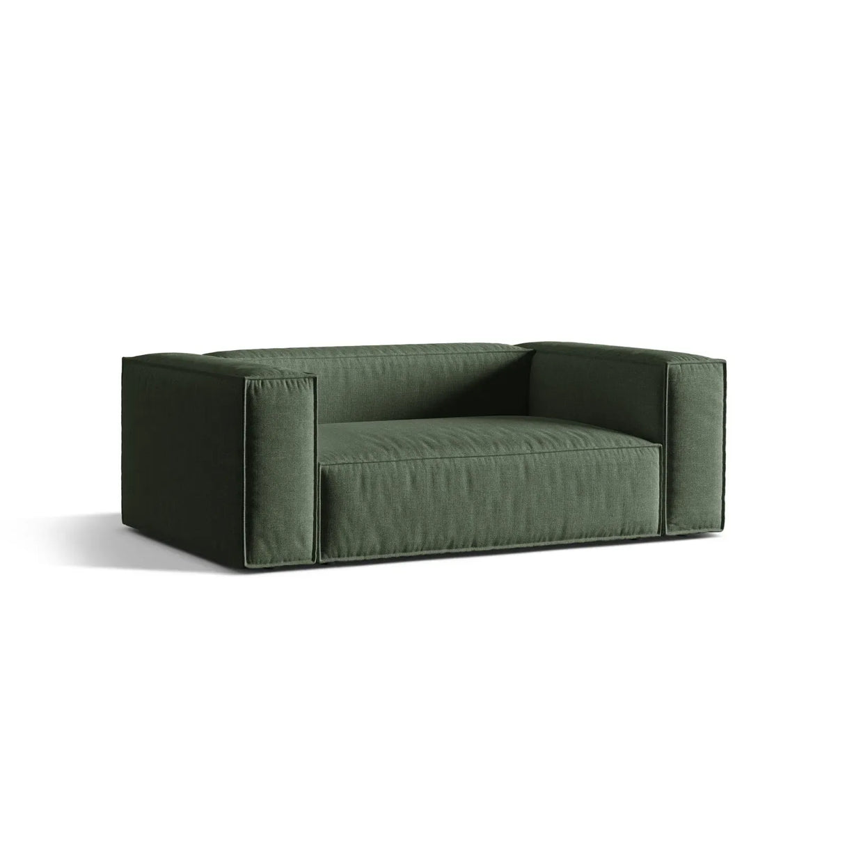 Nuria 2-Sitzer Sofa mit Bezug in Samt, Strukturstoff oder Boucle-Stoff, 170x110 cm - ZEN ZONE Furniture
