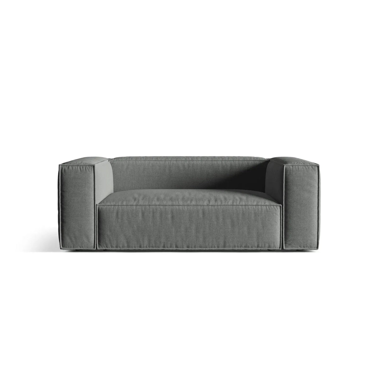 Nuria 2-Sitzer Sofa mit Bezug in Samt, Strukturstoff oder Boucle-Stoff, 170x110 cm - ZEN ZONE Furniture