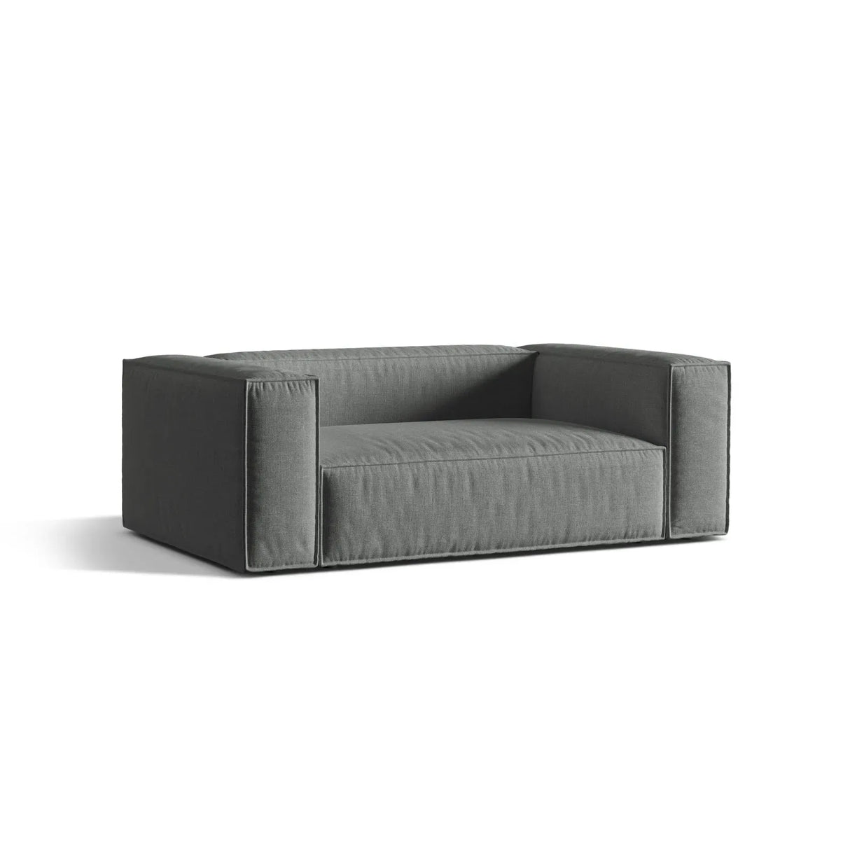 Nuria 2-Sitzer Sofa mit Bezug in Samt, Strukturstoff oder Boucle-Stoff, 170x110 cm - ZEN ZONE Furniture