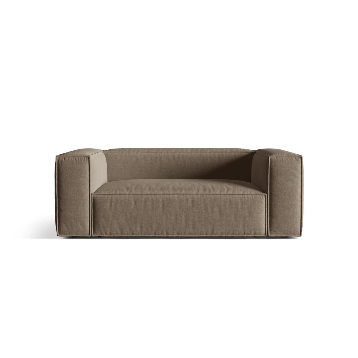 Nuria 2-Sitzer Sofa mit Bezug in Samt, Strukturstoff oder Boucle-Stoff, 170x110 cm - ZEN ZONE Furniture