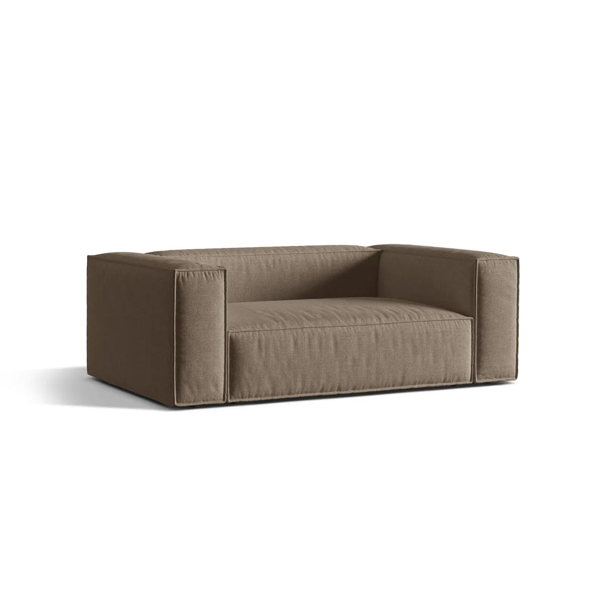 Nuria 2-Sitzer Sofa mit Bezug in Samt, Strukturstoff oder Boucle-Stoff, 170x110 cm - ZEN ZONE Furniture