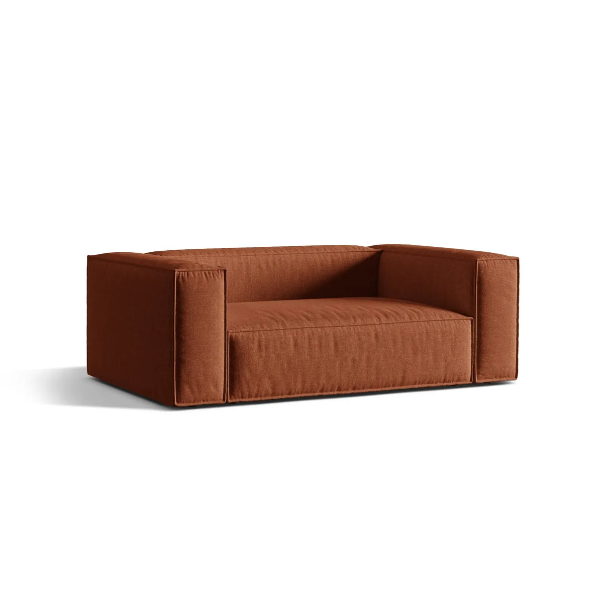 Nuria 2-Sitzer Sofa mit Bezug in Samt, Strukturstoff oder Boucle-Stoff, 170x110 cm - ZEN ZONE Furniture