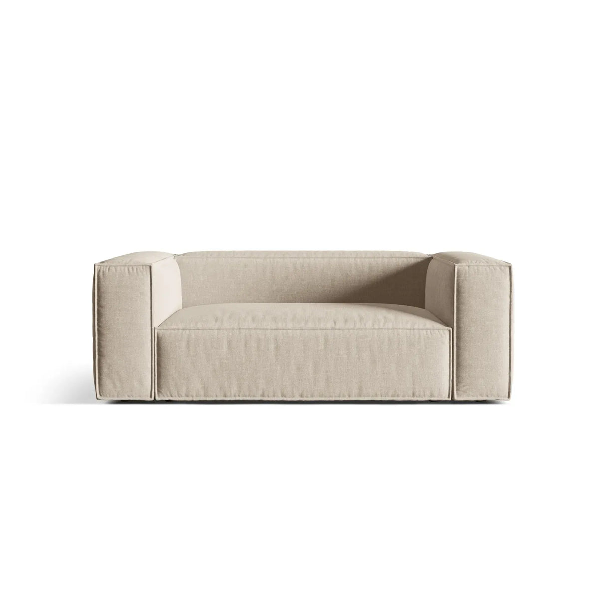 Nuria 2-Sitzer Sofa mit Bezug in Samt, Strukturstoff oder Boucle-Stoff, 170x110 cm - ZEN ZONE Furniture