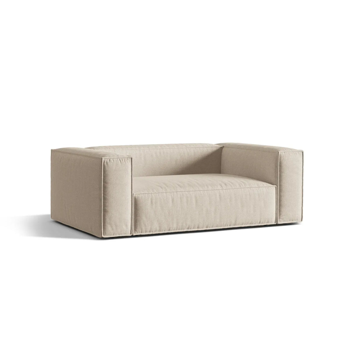 Nuria 2-Sitzer Sofa mit Bezug in Samt, Strukturstoff oder Boucle-Stoff, 170x110 cm - ZEN ZONE Furniture