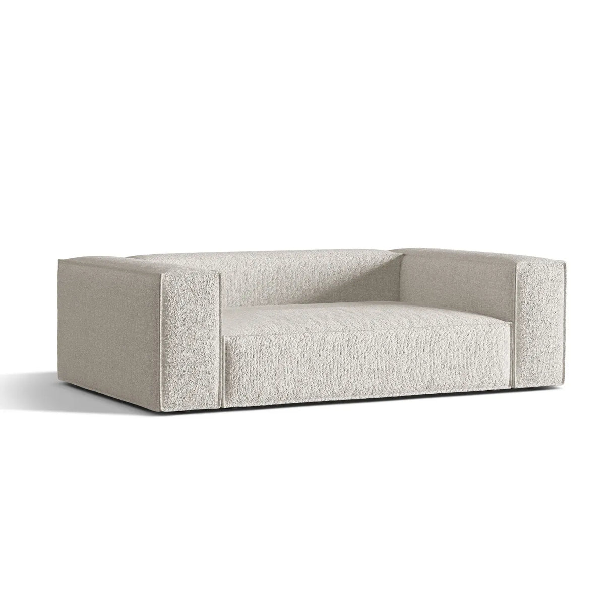 Nuria 3-Sitzer Sofa mit Bezug in Samt, Strukturstoff oder Boucle-Stoff, 210x110 cm - ZEN ZONE Furniture