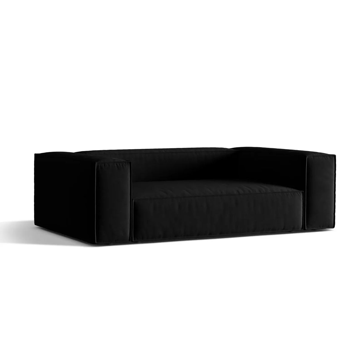 Nuria 3-Sitzer Sofa mit Bezug in Samt, Strukturstoff oder Boucle-Stoff, 210x110 cm - ZEN ZONE Furniture