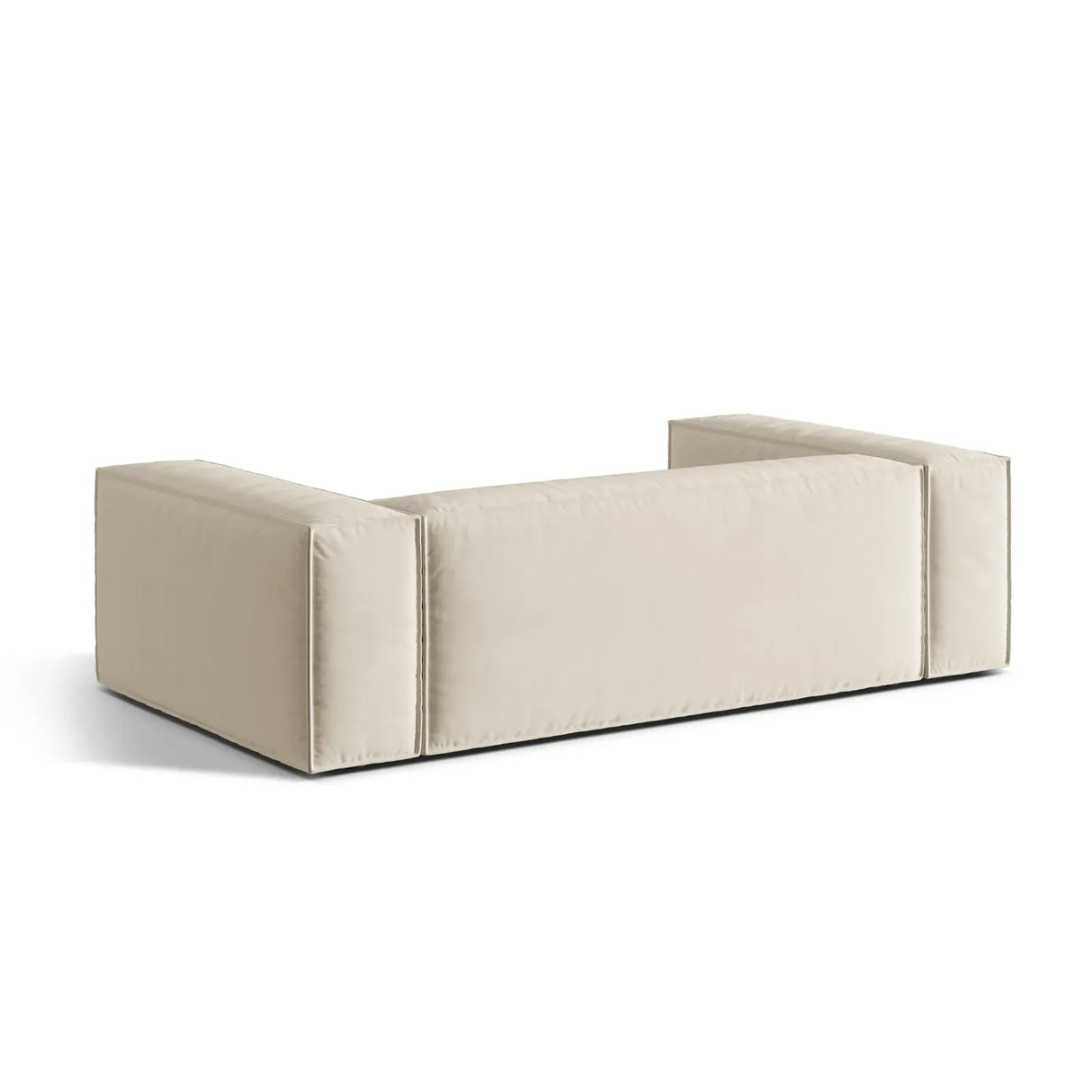 Nuria 3-Sitzer Sofa mit Bezug in Samt, Strukturstoff oder Boucle-Stoff, 210x110 cm - ZEN ZONE Furniture
