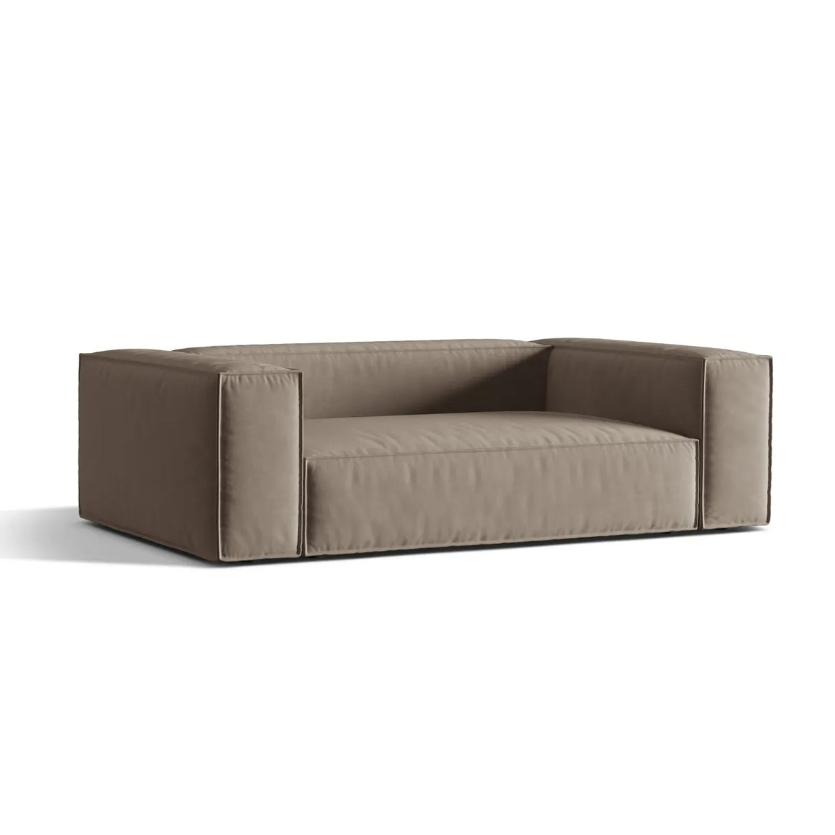 Nuria 3-Sitzer Sofa mit Bezug in Samt, Strukturstoff oder Boucle-Stoff, 210x110 cm - ZEN ZONE Furniture