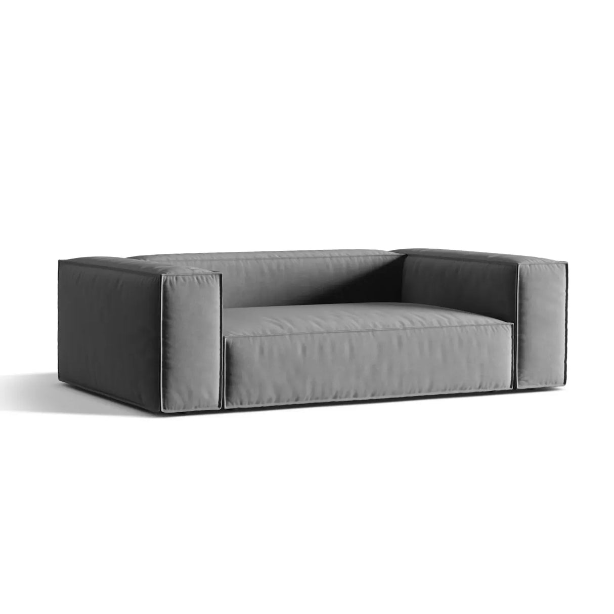 Nuria 3-Sitzer Sofa mit Bezug in Samt, Strukturstoff oder Boucle-Stoff, 210x110 cm - ZEN ZONE Furniture