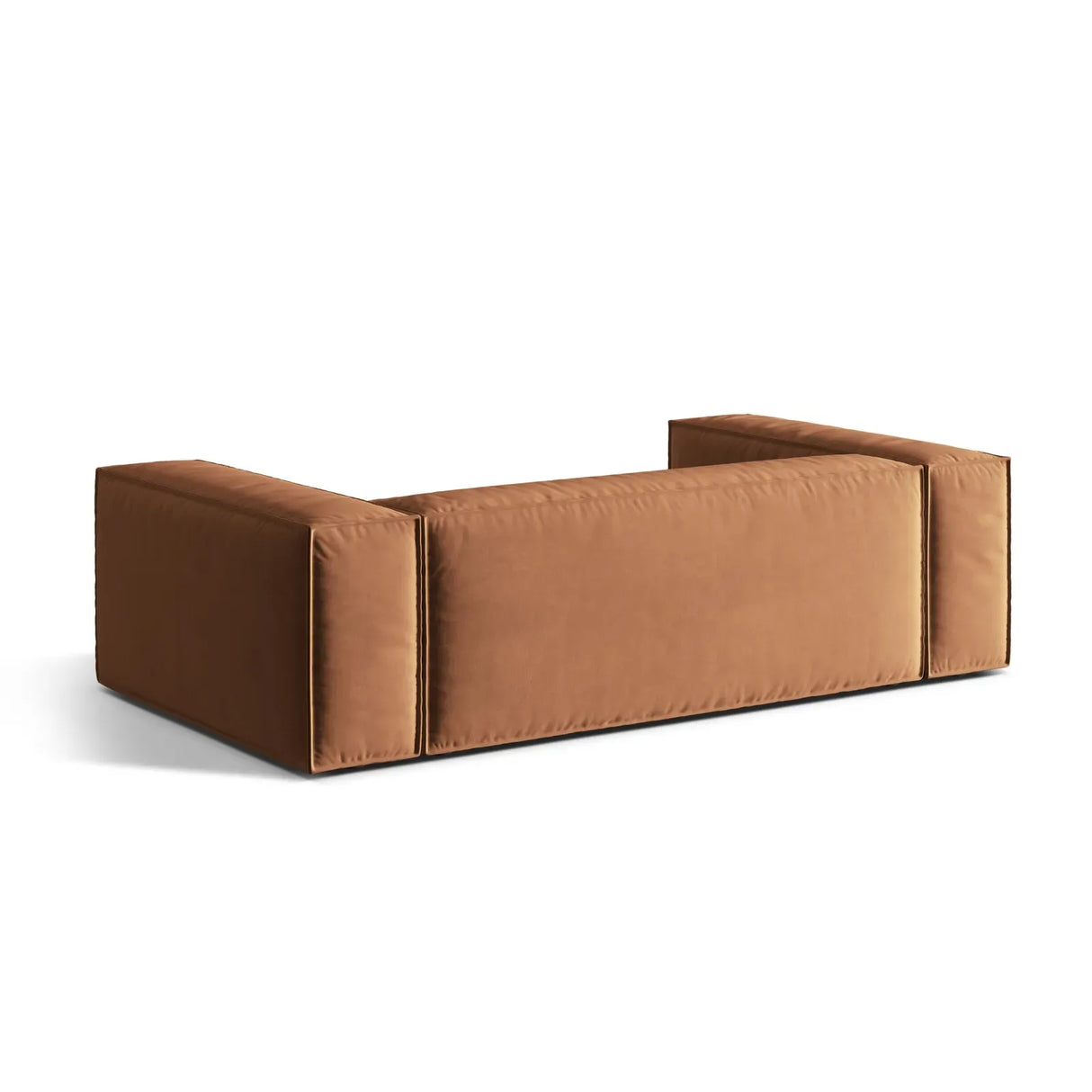 Nuria 3-Sitzer Sofa mit Bezug in Samt, Strukturstoff oder Boucle-Stoff, 210x110 cm - ZEN ZONE Furniture