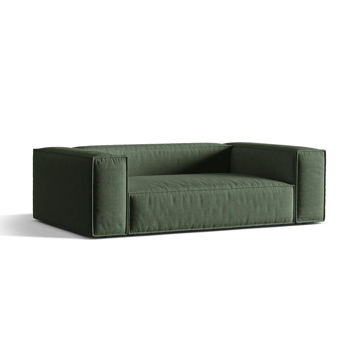 Nuria 3-Sitzer Sofa mit Bezug in Samt, Strukturstoff oder Boucle-Stoff, 210x110 cm - ZEN ZONE Furniture
