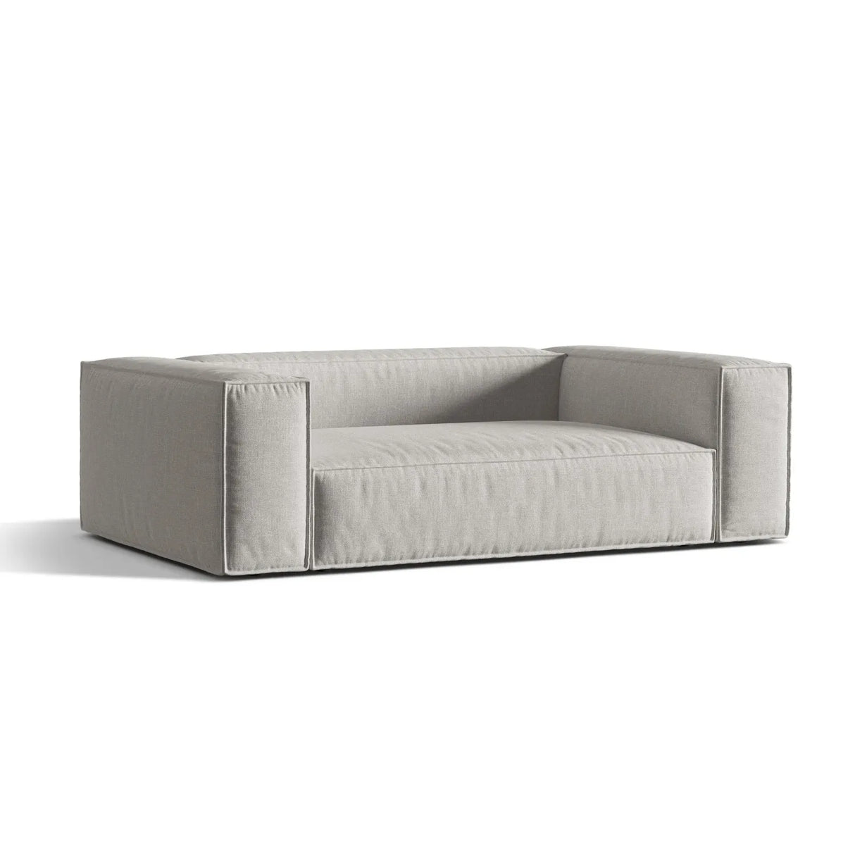 Nuria 3-Sitzer Sofa mit Bezug in Samt, Strukturstoff oder Boucle-Stoff, 210x110 cm - ZEN ZONE Furniture