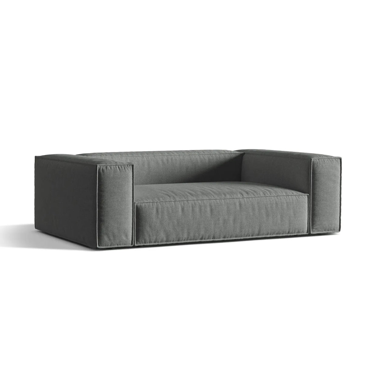 Nuria 3-Sitzer Sofa mit Bezug in Samt, Strukturstoff oder Boucle-Stoff, 210x110 cm - ZEN ZONE Furniture
