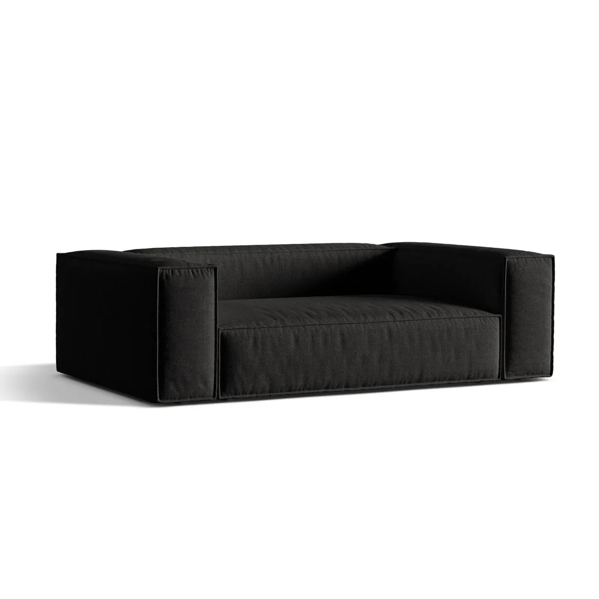Nuria 3-Sitzer Sofa mit Bezug in Samt, Strukturstoff oder Boucle-Stoff, 210x110 cm - ZEN ZONE Furniture