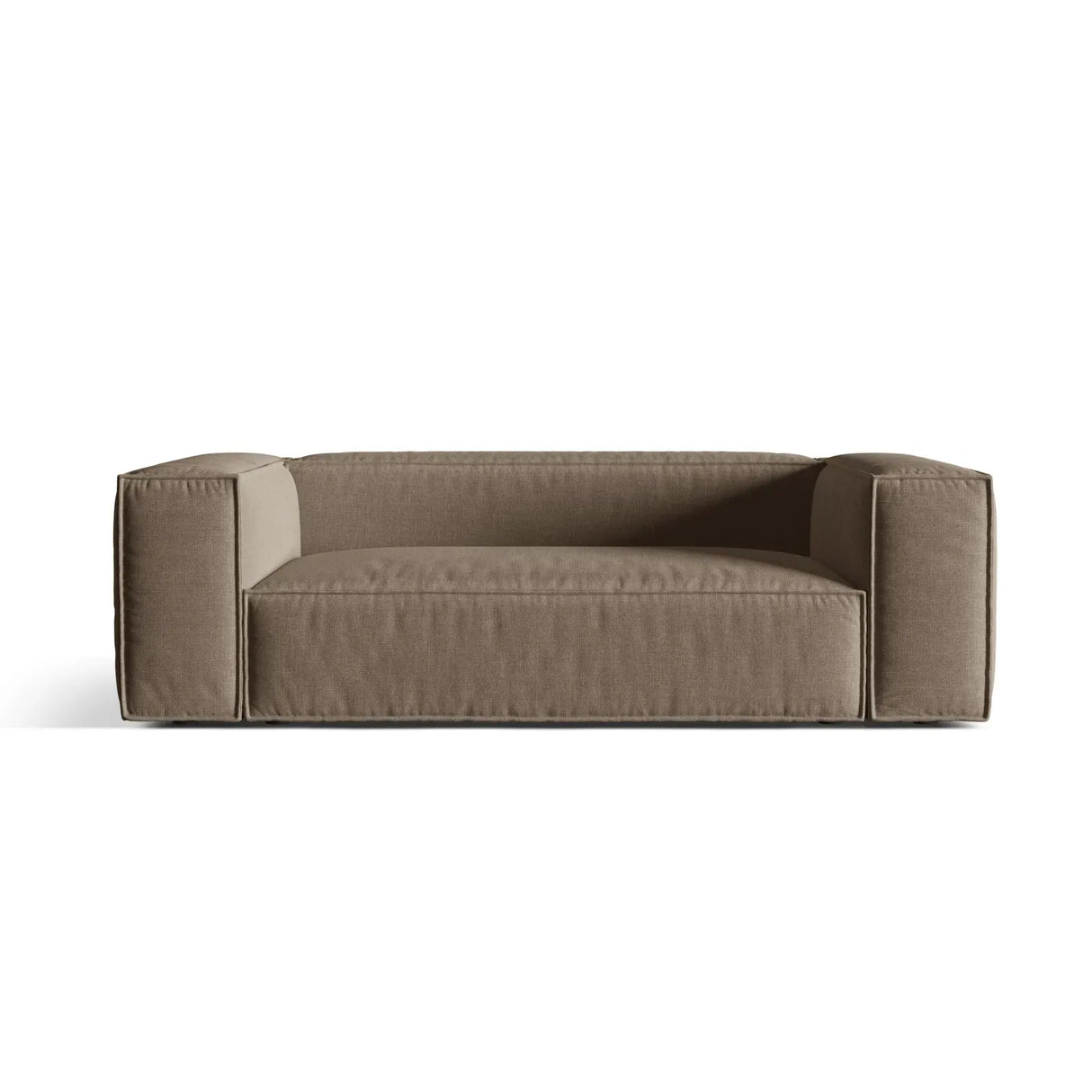 Nuria 3-Sitzer Sofa mit Bezug in Samt, Strukturstoff oder Boucle-Stoff, 210x110 cm - ZEN ZONE Furniture
