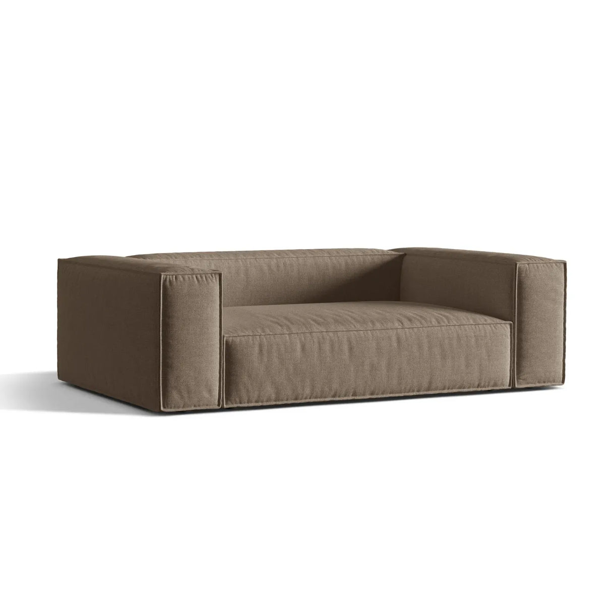 Nuria 3-Sitzer Sofa mit Bezug in Samt, Strukturstoff oder Boucle-Stoff, 210x110 cm - ZEN ZONE Furniture