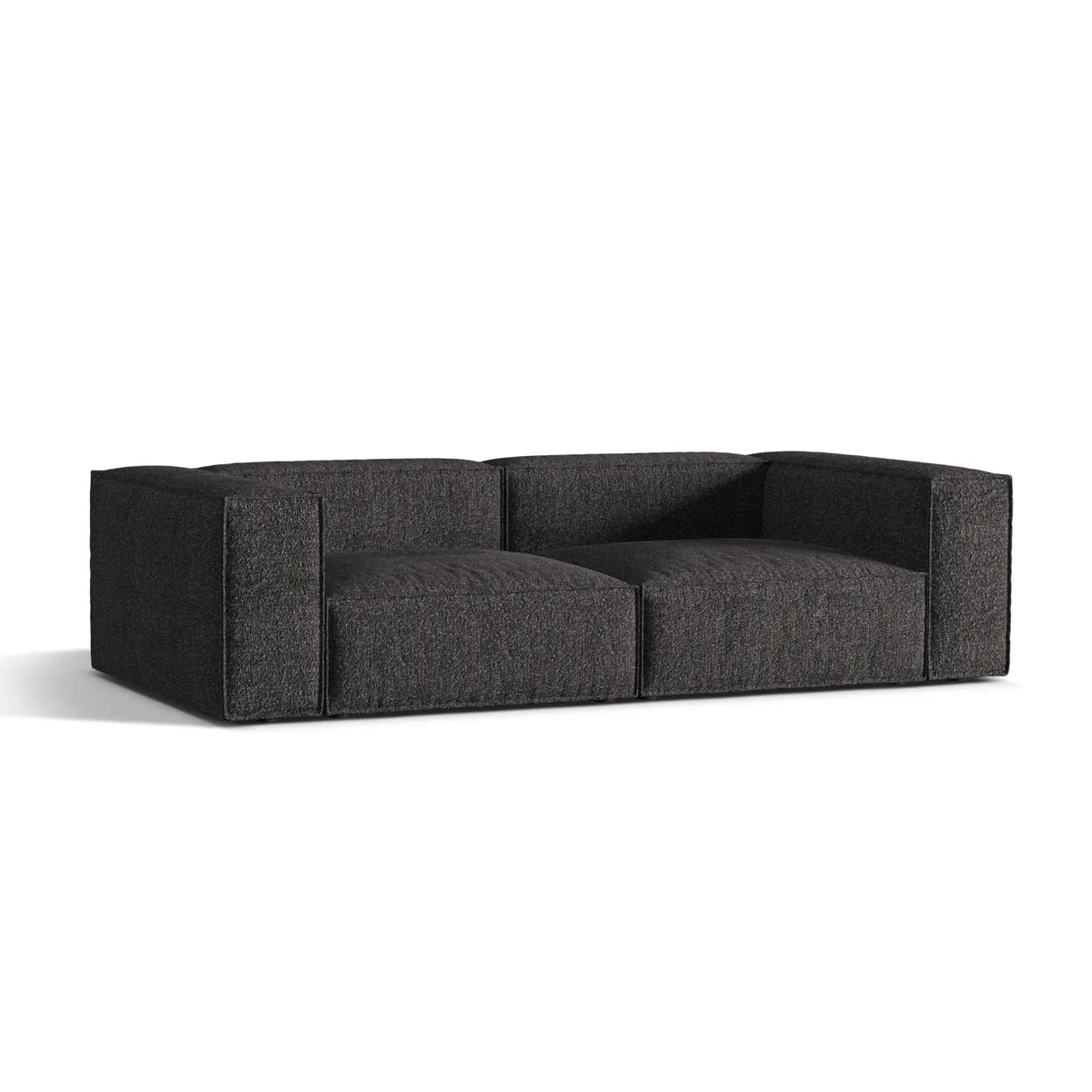 Nuria 4-Sitzer Sofa mit Bezug in Samt, Strukturstoff oder Boucle-Stoff, 250x110 cm - ZEN ZONE Furniture