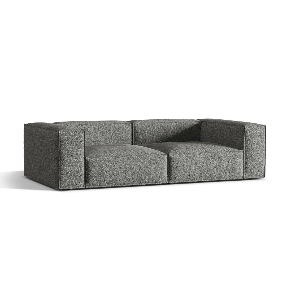 Nuria 4-Sitzer Sofa mit Bezug in Samt, Strukturstoff oder Boucle-Stoff, 250x110 cm - ZEN ZONE Furniture
