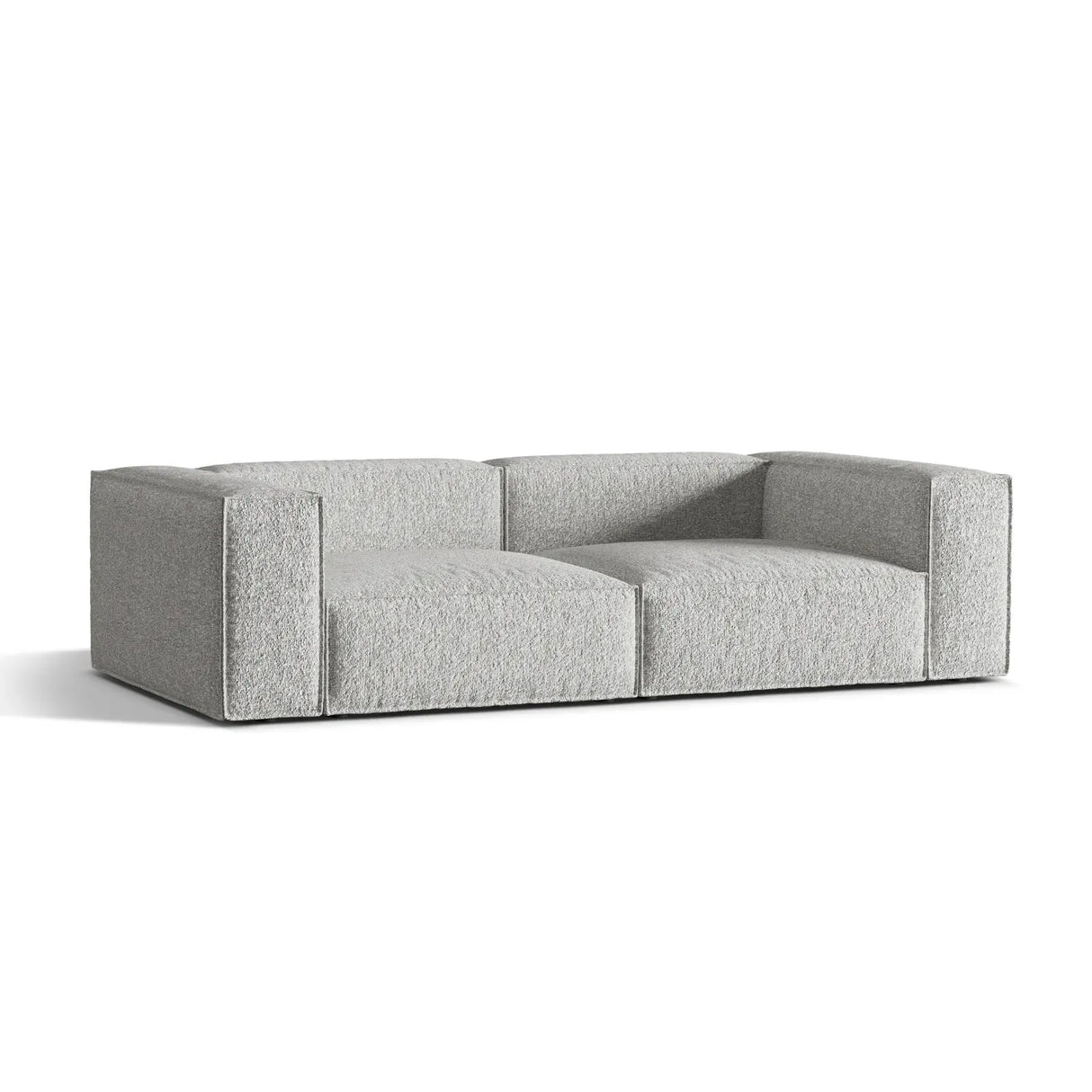 Nuria 4-Sitzer Sofa mit Bezug in Samt, Strukturstoff oder Boucle-Stoff, 250x110 cm - ZEN ZONE Furniture