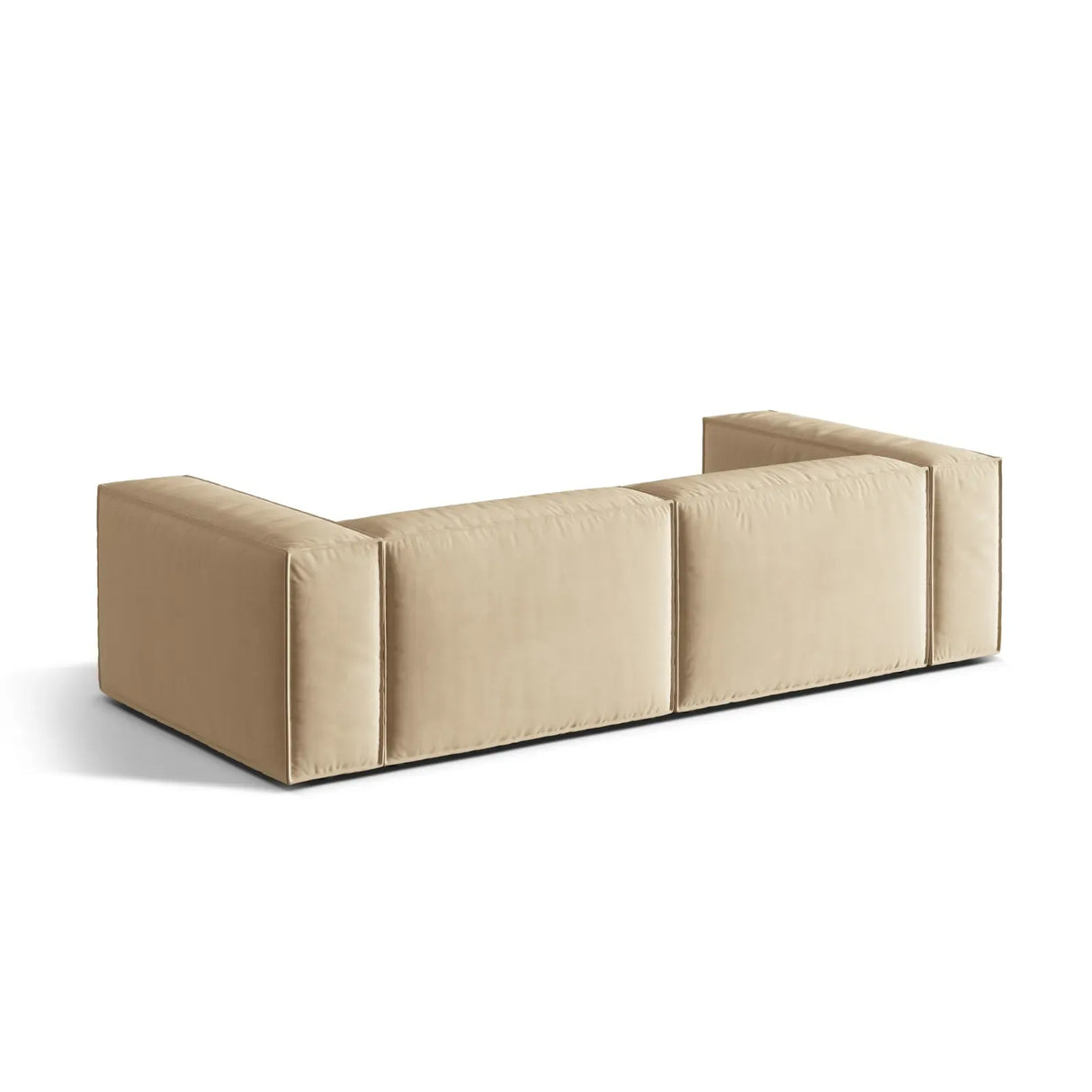 Nuria 4-Sitzer Sofa mit Bezug in Samt, Strukturstoff oder Boucle-Stoff, 250x110 cm - ZEN ZONE Furniture