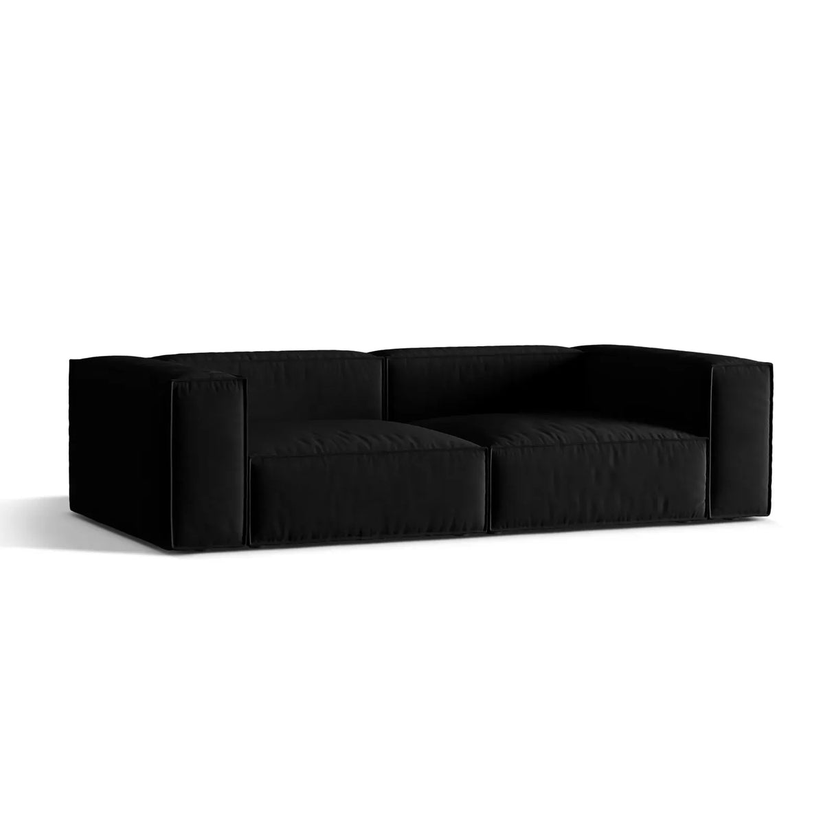Nuria 4-Sitzer Sofa mit Bezug in Samt, Strukturstoff oder Boucle-Stoff, 250x110 cm - ZEN ZONE Furniture
